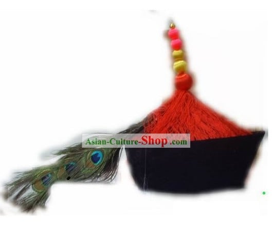 Chinese Traditional Beijing (Peking) Opera Costumes Official Hat of Qing Dynasty Qing Hats
