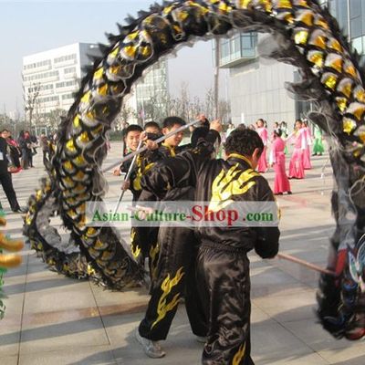 Chinese Classic Net Dragon Head Costume Complete Set for Five People