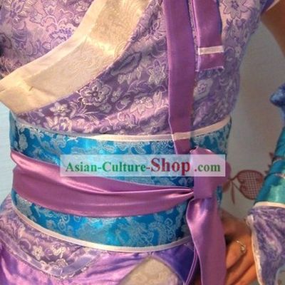 COSPLAY Chinese Ancient Women Fighter Costumes Complete Set