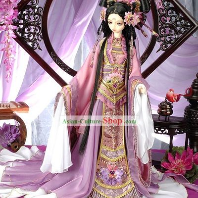 Chinese Classical Princess Costume and Hair Accessories Complete Set
