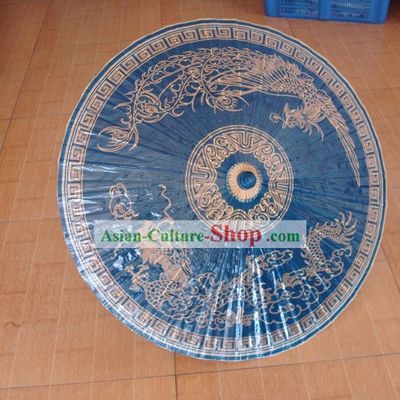 Traditional Chinese Handmade Beach, Rain and Sun Dragon Umbrella