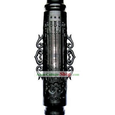 Chinese Traditional Longshan Black Pottery - Ancient Music Instrument