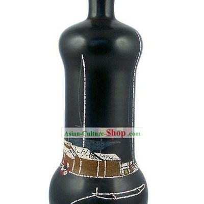 Chinese Traditional Longshan Black Pottery - Egg Shell