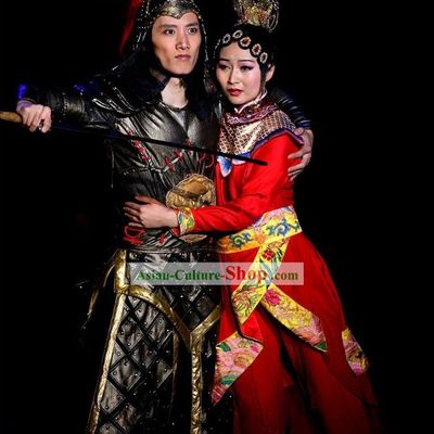 Farewell My Concubine Dance Costumes for Men and Women Complete Sets