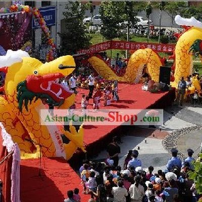198 Inches Height Celebration Inflatable Dragon