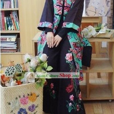 Supreme Chinese Classic Embroidered Phoenix Trousers