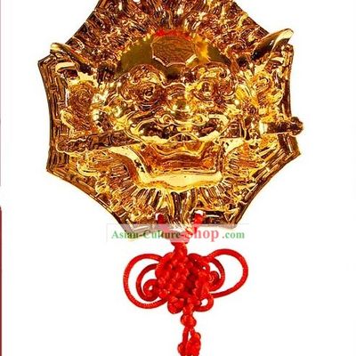 Kai Guang Feng Shui Chinese Golding Chicken Statue (avoiding extramarital love)