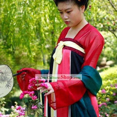 Chinese Ancient Tang Dynasty Lady Costume