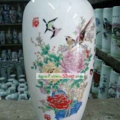 Chinese Classic Jing De Zhen Ceramic Lotus Flower Receptacle