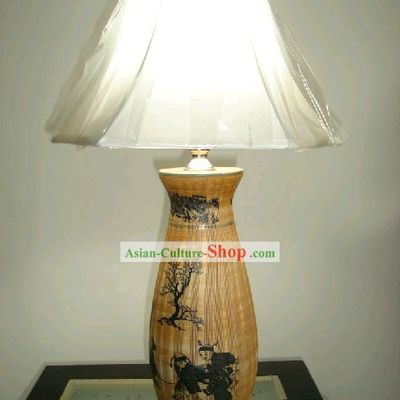 Chinese Classic Jing De Zhen Ceramic Reading Lamp
