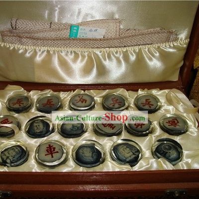 Stunning Terra Cotta Warriors Chinese Chess Set