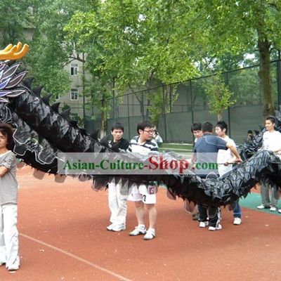 Shinning Black Dragon Dance Costume Complete Set