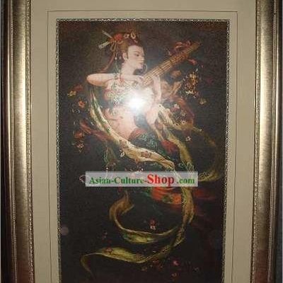Supreme Chinese All Hand Embroidery Handicraft - Flying Fairy