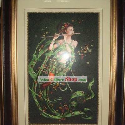 Supreme Chinese All Hand Embroidery Handicraft - Flying Fairy 1
