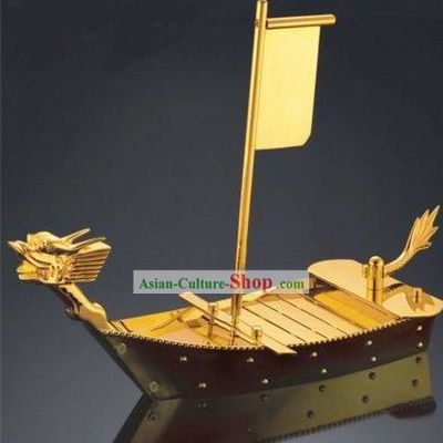Large Sushi Gold Boat
