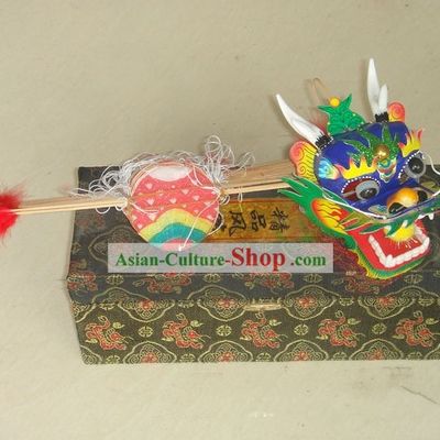 Chinese Traditional Weifang Hand Painted and Made Kite - Blue Butterfly