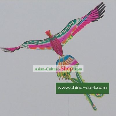 Large Chinese Traditional Hand Made and Painted Phoenix Kite