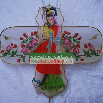 Chinese Classical Hand Made Kite - Palace Beauty with Flower