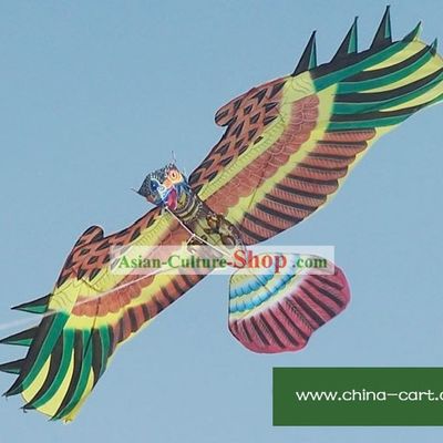 Chinese Traditional Weifang Hand Painted and Made Kite - Eage Owl