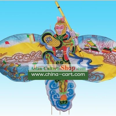 Chinese Traditional Weifang Hand Painted and Made Kite - Monkey King