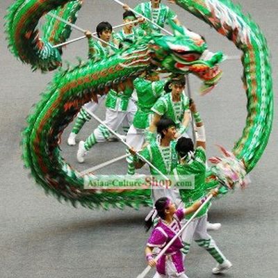 Top Quality Luminous Competition and Parade Dragon Dance Costumes Complete Set