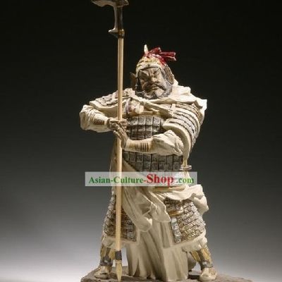 Chinese Classic Shiwan Ceramics Statue Arts Collection - Xiang Yu