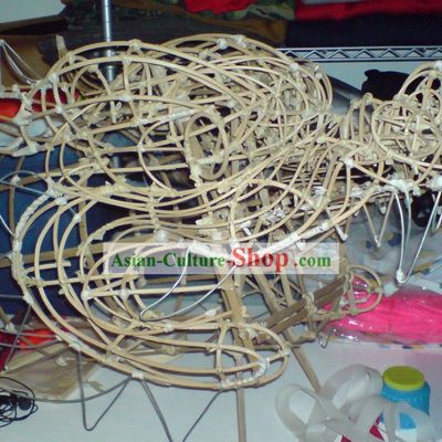 Traditional Chinese Handmade Dragon Head Bamboo Framework