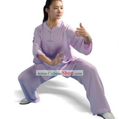Chinese Professional Martial Arts and Tai Chi Suit (purple)