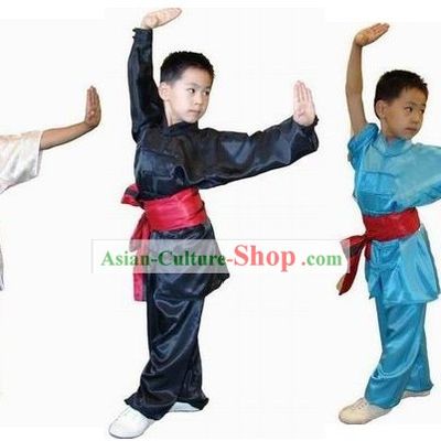 Chinese Professional Kung Fu Practice Uniform for Children