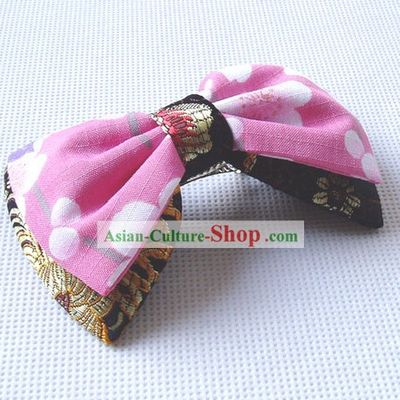 Japanese Traditional Handmade Kimono Bowknot Hair Decoration