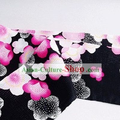 Japanese Traditional Handmade Flowery Kimono Belt