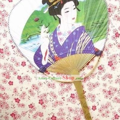 Japanese Traditional Goldfish Circular Fan for Lady