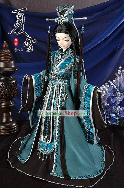 Chinese Ancient Tang Dynasty Emperor Costume and Hat Complete Set for Men