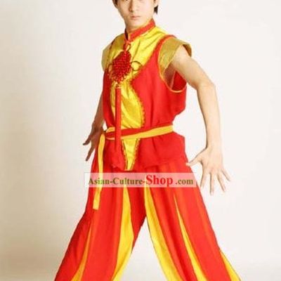 Traditional Chinese Lion Dance and Dragon Dance Lead Uniform