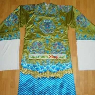 Professiona Beijing Opera Costumes - Tuan (Round) Long (Dragon) Lao (Old) Dan Mang