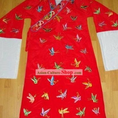Handmade Embroidered Butterfly Clothing for Ancient Young Men Xiao Sheng