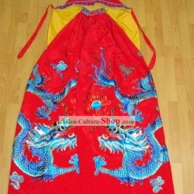 Chinese Ancient Emperor Embroidered Dragon Cape