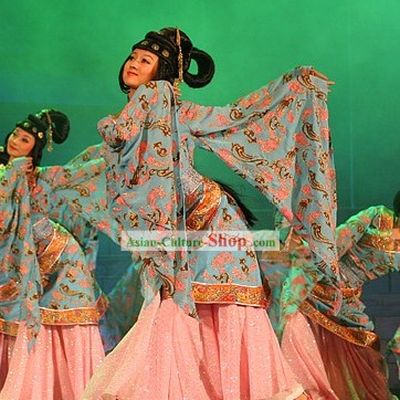 Ancient Chinese Palace Dance Costumes Complete Set
