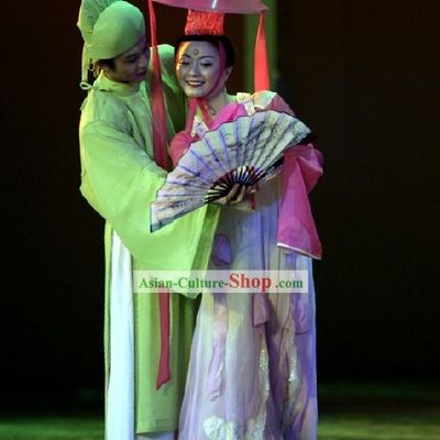 Ancient Tang Palace Dance Hat and Costume Complete Set