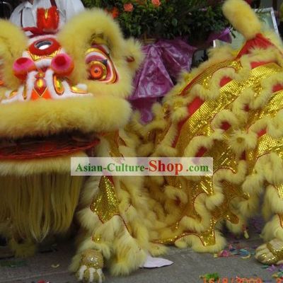 Happy Festival Celebration Lion Dance Costumes Complete Set for Children