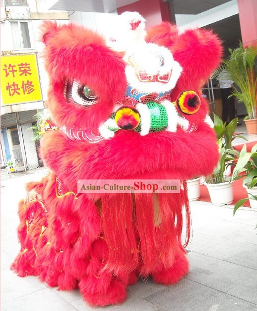 Professional Female Lion Dance Costumes Complete Set