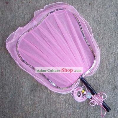 Ancient Chinese Pink Palace Fan