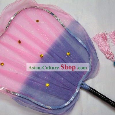 Ancient Two Colors Chinese Palace Dance Fan