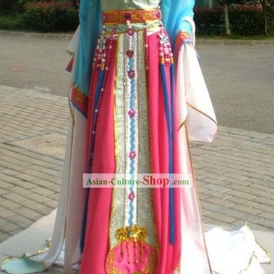 Chinese Ancient Fans Dance Costume