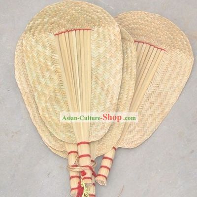 Chinese Ancient Handmade Rattan Fan