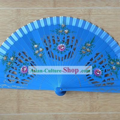 9 Inch Hand Made and Painted Dance fan