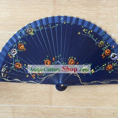 Chinese Handmade Flowers Dance Fan