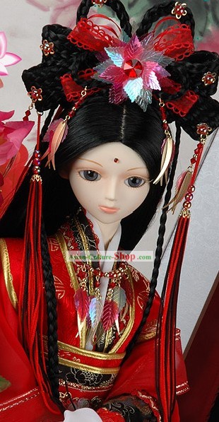 Supreme Chinese Ancient Princess Clothing Complete Set for Women