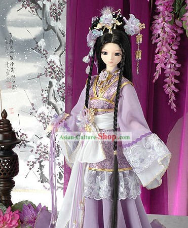 Chinese Traditional Peace Princess Clothing Complete Set for Women