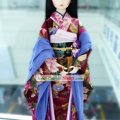Japan Traditional Costumes Complete Set for Girls
